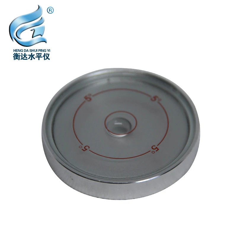

Round metal horizontal bubble Vientiane level bubble level scale luminous level level small household