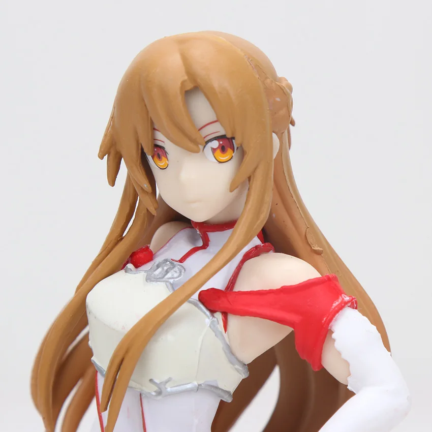 Аниме SQ Sword art online Asuna Коллекционная экшн-фигурка SAO Yuuki модель Toy 18 см | Игрушки и