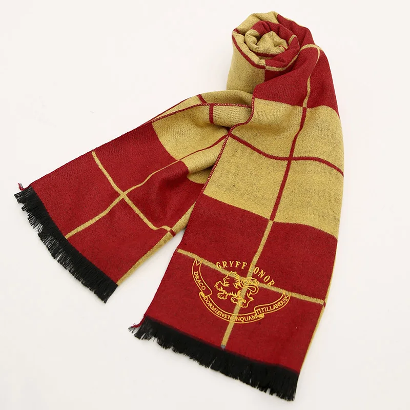 scarf Для взрослых Гриффиндор Колледж Костюмы для косплея шарфы куртки пальто юбка для Для женщин для мальчиков и девочек вечерние школе магии, летняя одежда - Цвет: scarf