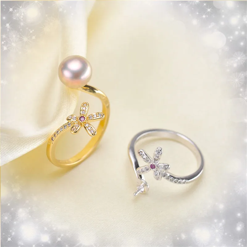 Регулируемое кольцо ювелирные детали фитинги Шарм аксессуары серебряные