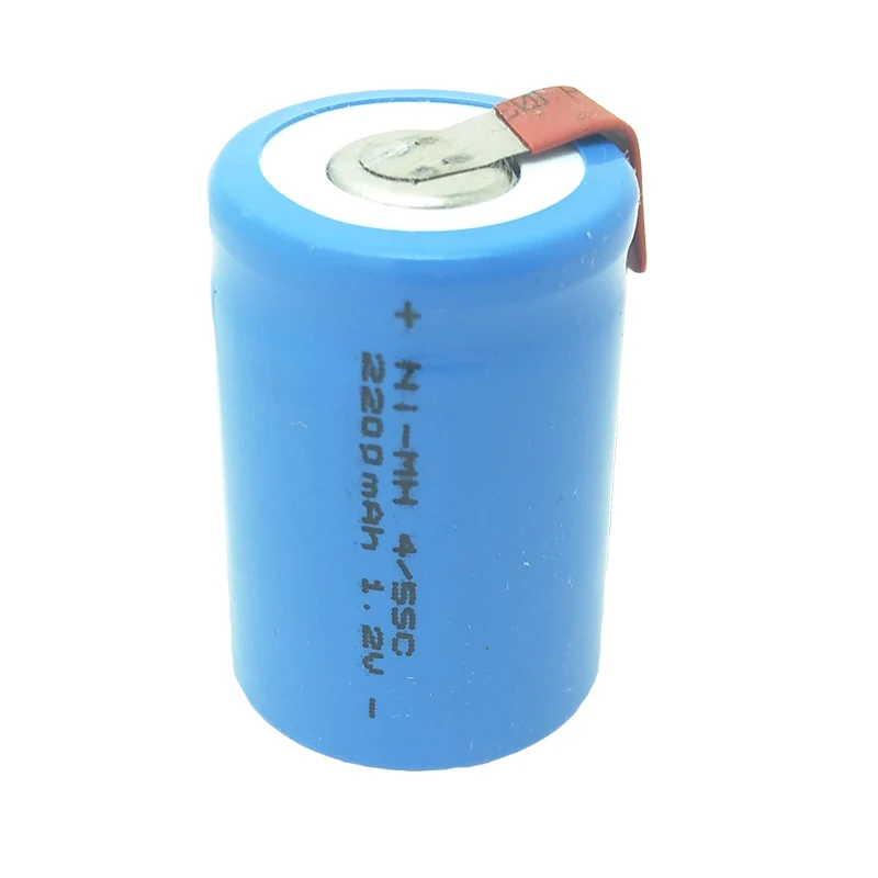 2 шт. аккумуляторные батарейки 4/5SC Ni MH 2200 мАч|rechargeable battery| |