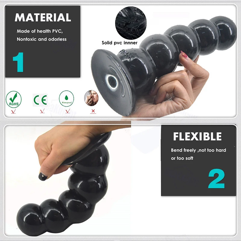 Большой фаллоимитатор FAAK анальная пробка с мощным всасыванием Анальная интимные