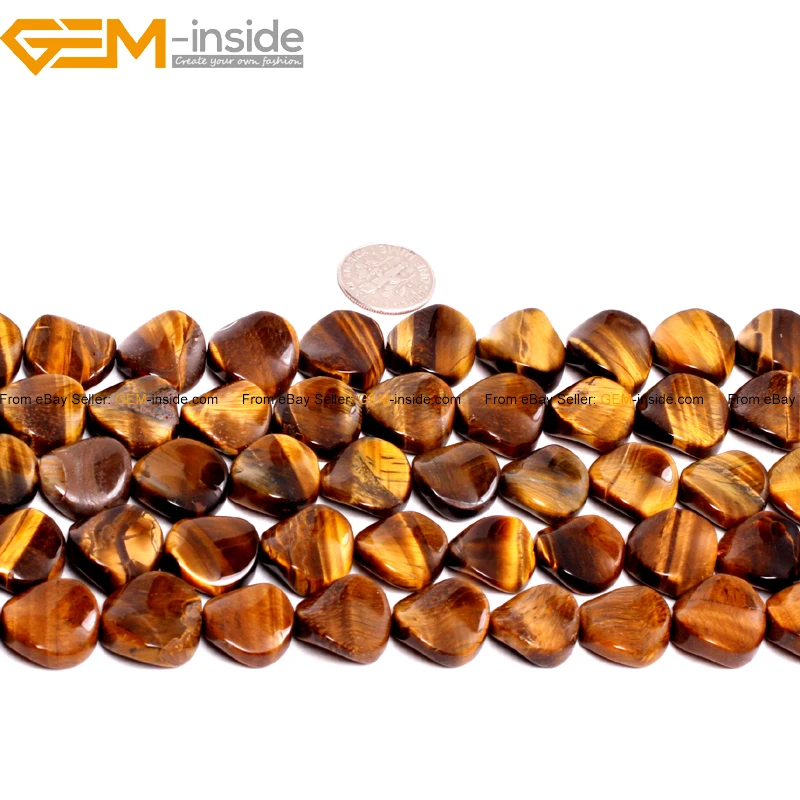 16 мм натуральные свободные Гладкие бусины тигровый глаз в форме монеты 15 дюймов