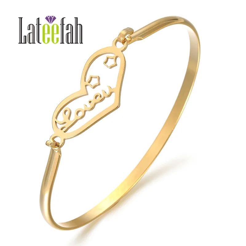 Lateefah модный полый браслет Love Star очаровательный для женщин яркий внешний вид