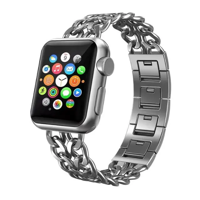Нержавеющая сталь часы ремешок для iwatch Apple Пряжка ремешков наручных часов