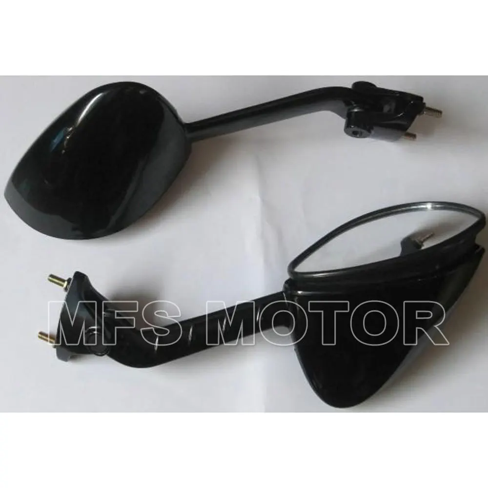 

Мотоцикл черный зеркала заднего вида для Kawasaki NINJA ZX14R 06 07 08 09 10 ZZR-1400 высокое качество левый и правый Мотоцикл Запчасти