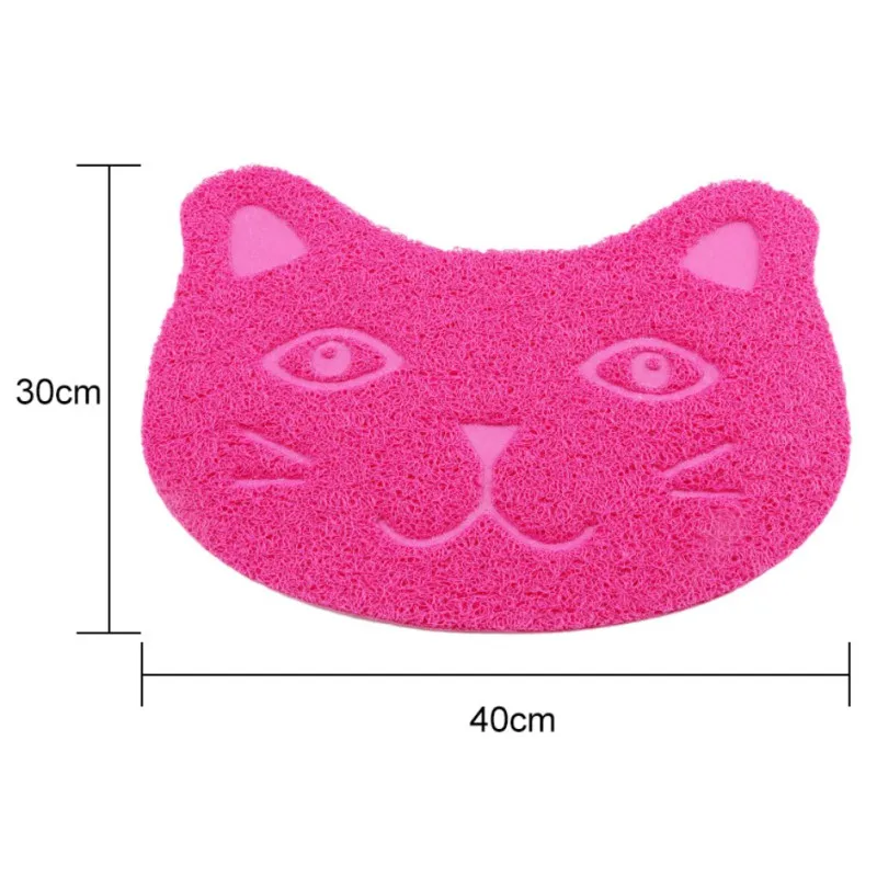 ПВХ Pet Cat водонепроницаемый питатель котенка коврик для туалета Домашние коврики