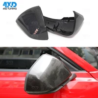 america europe model carbon mirror cover for ford mustang mirror case replace with tuning single light 2014 2015 2016 2017 2018