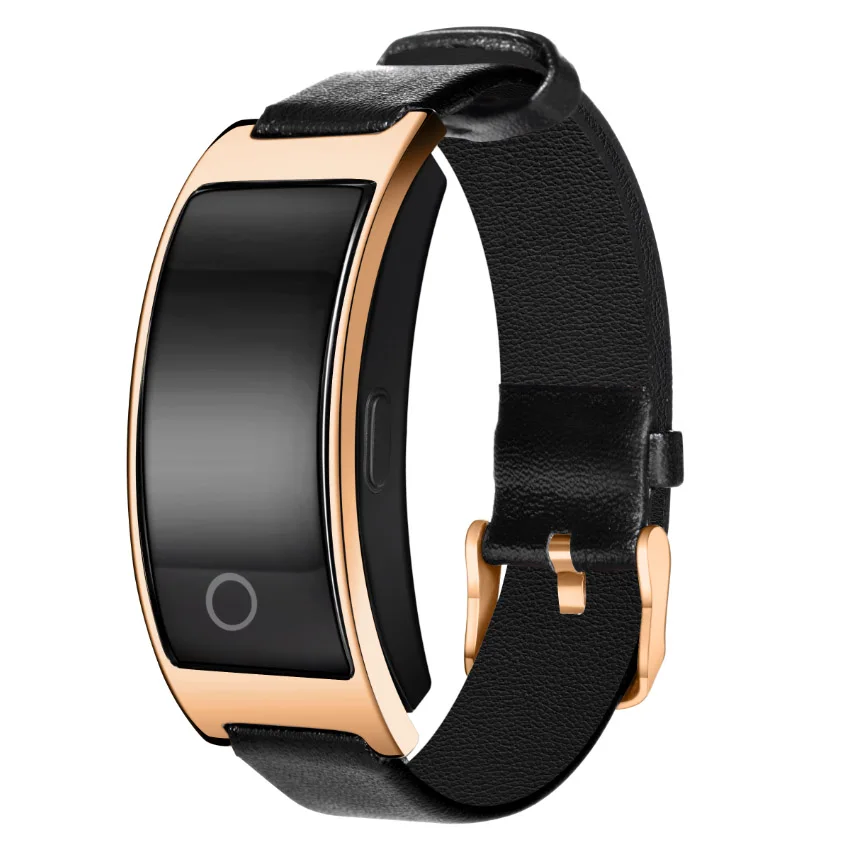 Gold Smart Band IP67 водонепроницаемый спорт здоровье браслет Фитнес группа крови Давление монитор сна трекер Smart Браслет Для мужчин - Цвет: Gold