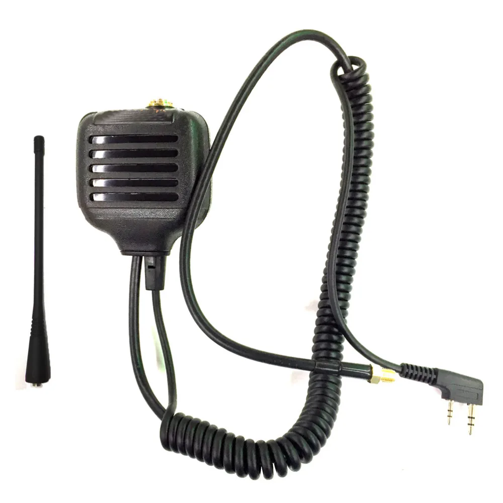 Микрофон Pro через плечо для KENWOOD Radio QUANSHENG PUXING 'd xun HYT TYT BAOFENG UV5R 888S новинка|speaker