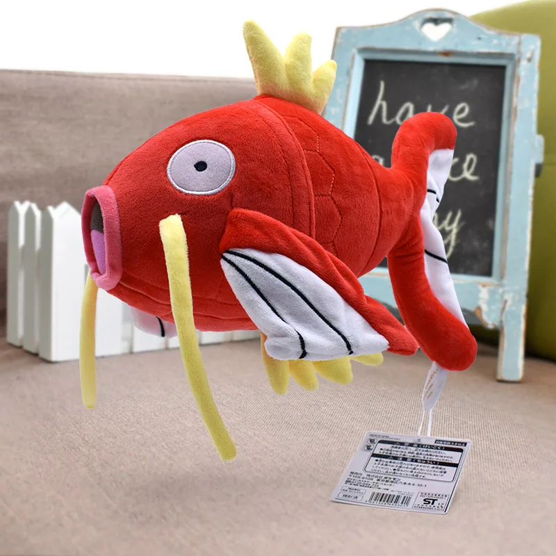 28 см Magikarp плюшевые игрушки Magikarp Peluche Fish Brinquedos мягкие игрушки животные куклы модные Мультяшные плюшевые игрушки для детей