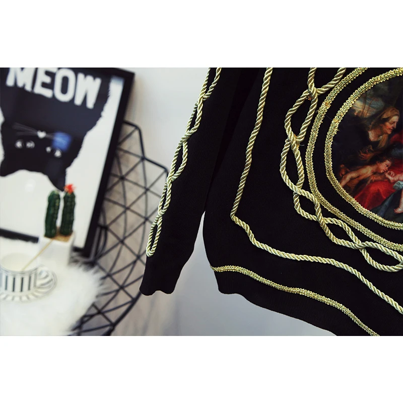 Женский хлопковый спортивный костюм с трикотажной шапкой осенне-зимний пуловер