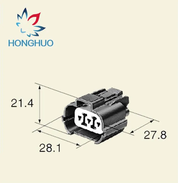 Sumitomo 3 pin female waterproof connector auto electric plug head light leveling device 6189-0130 |