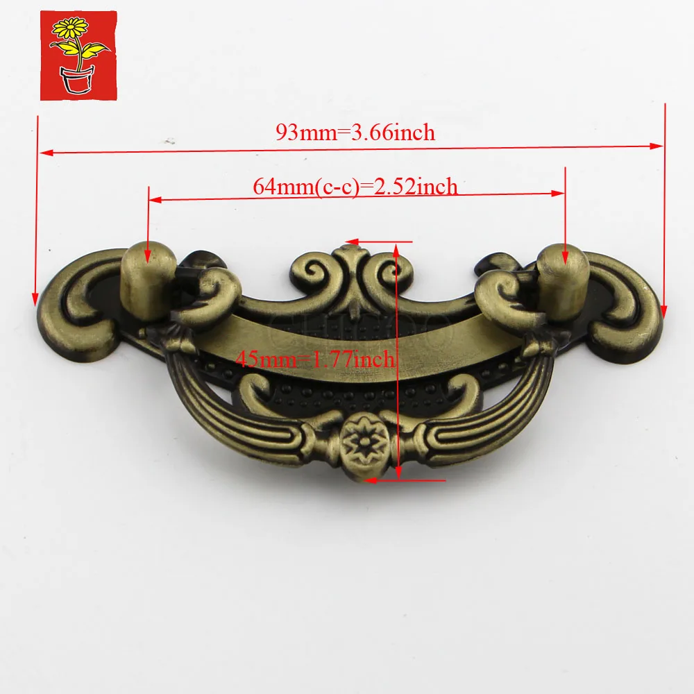3 7 дюйма античные медные мебельные ручки аксессуары для кухонного шкафа ящика