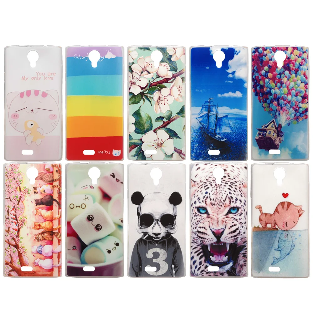Alesser 10 Style Colorful Protective For LEAGOO Alfa5 Case Cover Alfa 5 Smartphone Silicone Shell |