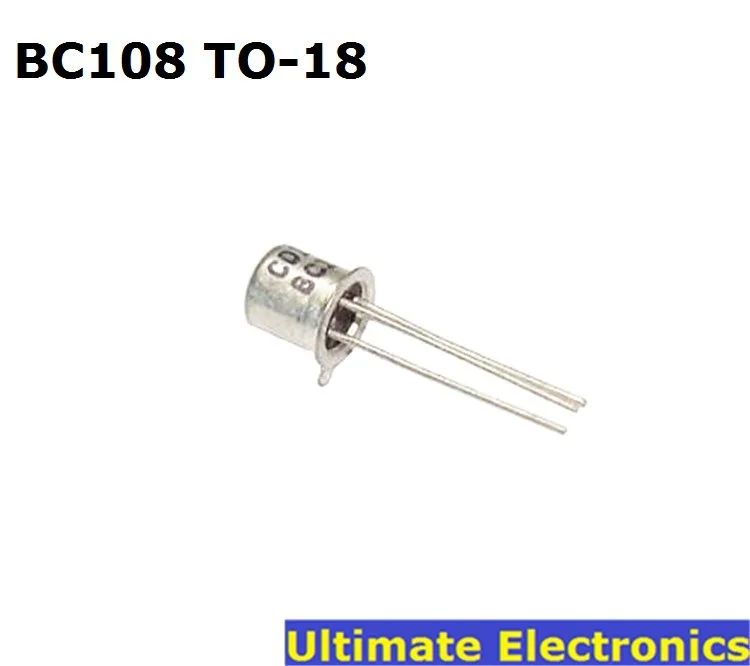 10 шт. BC108 BC108B TO-18 NPN небольшой сигнальный транзистор | Электронные компоненты и