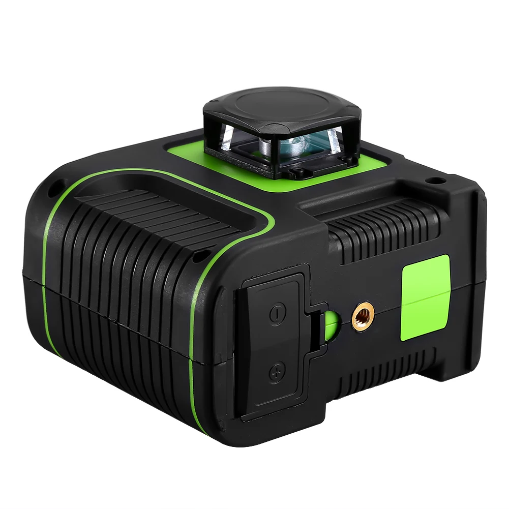 Лазерный уровень 12 линий 3D самонивелирующийся 360 горизонтальный и вертикальный крест супер мощный зеленый лазерный луч линии