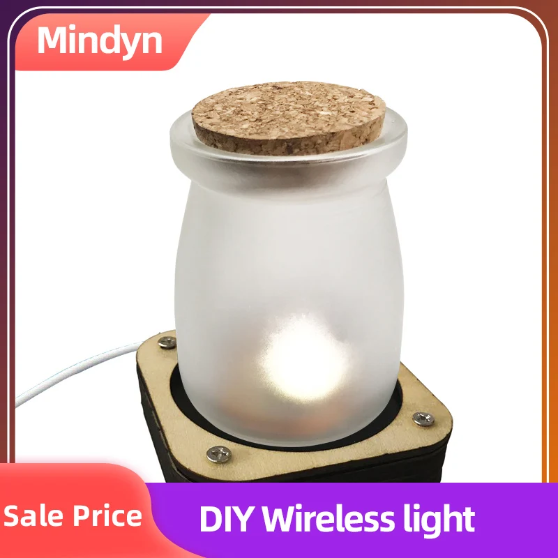 Mindyn Беспроводной светильник передачи мигание бутылке стволовых DIY обучающие