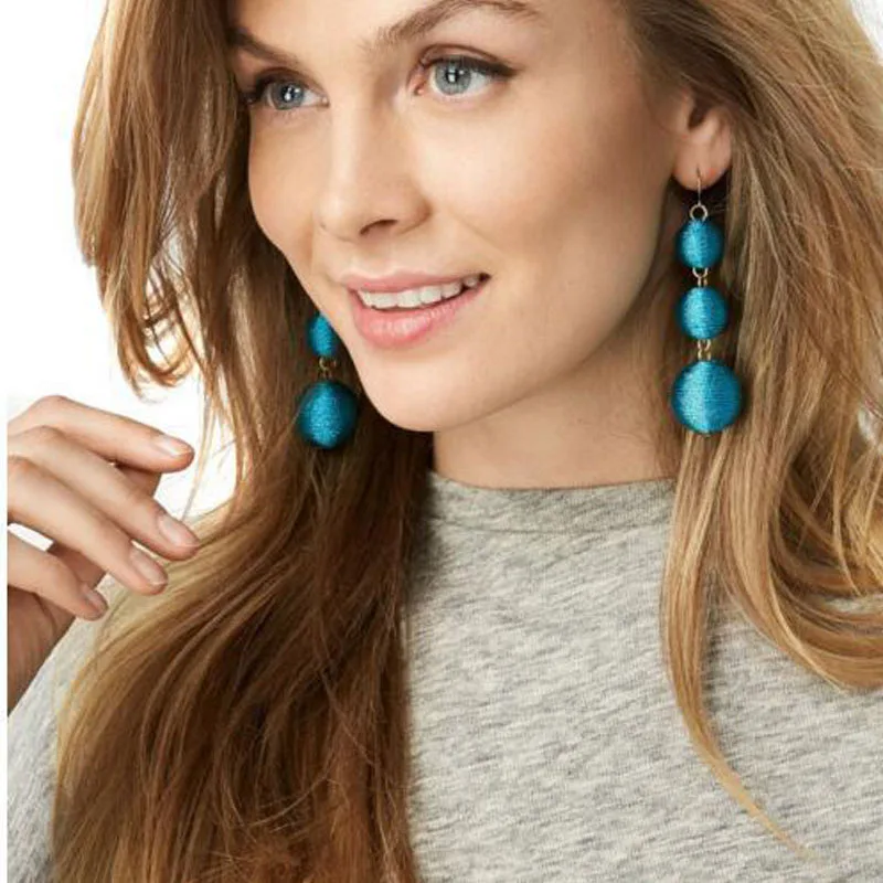 Кисточкой Серьги для Для женщин в богемном стиле Boho серьги Женская мода стержня