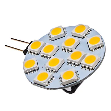 HRSOD 5 X G4 1 Вт 12 SMD 5050 70 лм теплый белый/холодный белый Точечные светильники DC В