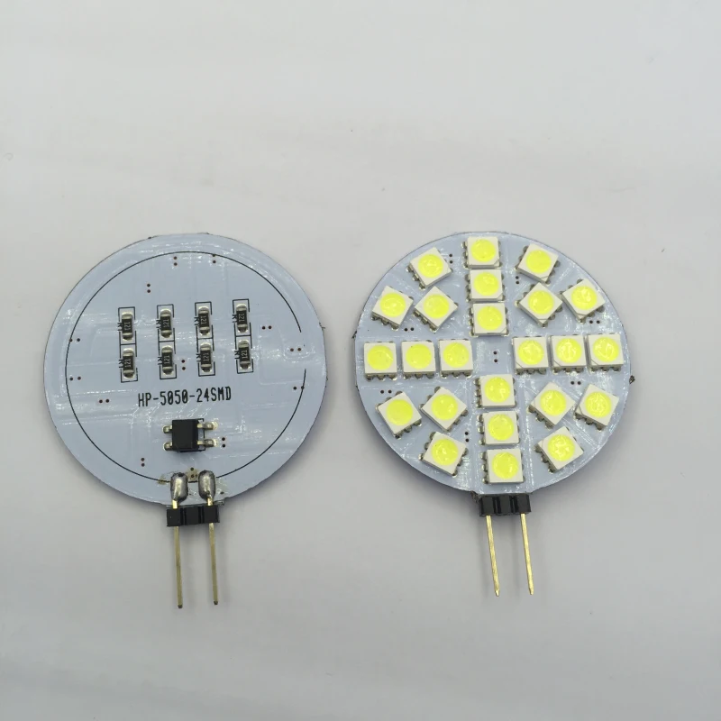 Высокая яркость G4 12v 5050 SMD 1W 2W 3W 4W СВЕТОДИОДНЫЙ машина лодка свет Чистый/теплый