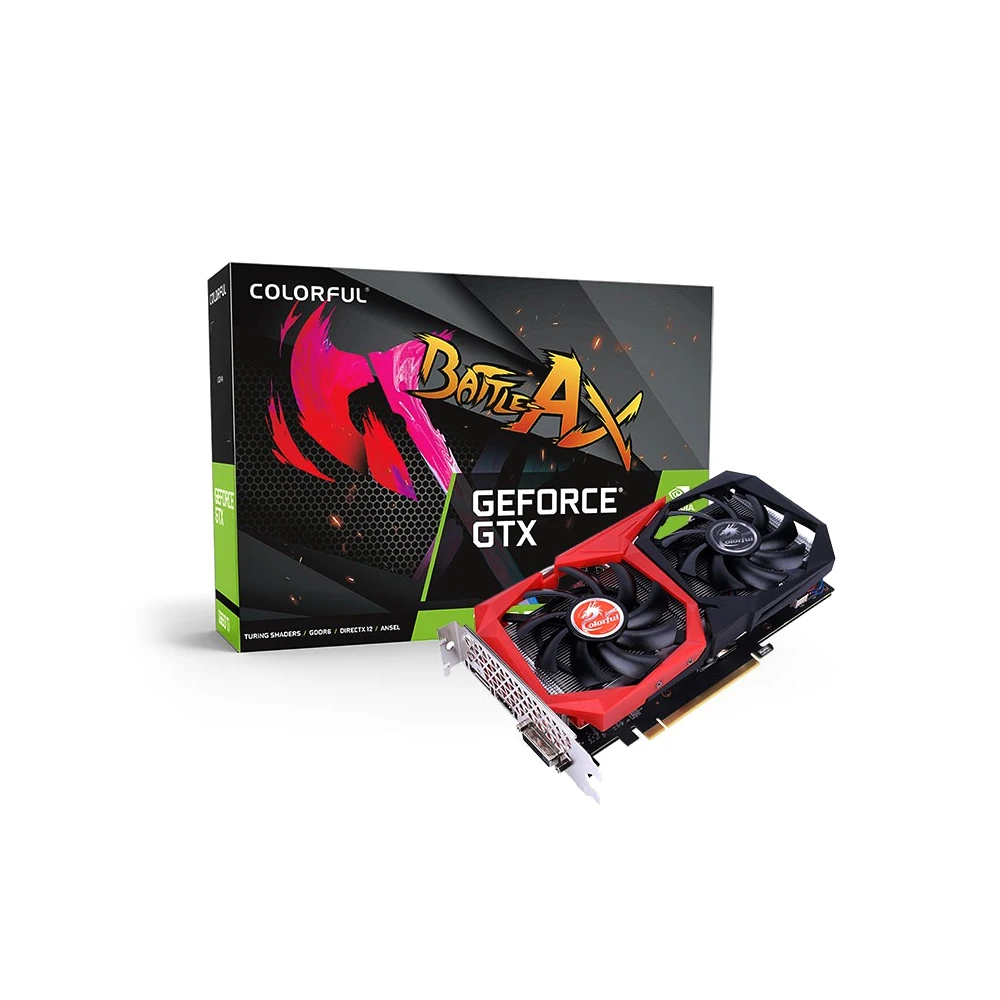 Красочные GeForce GTX 1660 NB 6G графическая карта Nvidia карта GDDR5 192bit 8Pin HDMI для рабочего стола