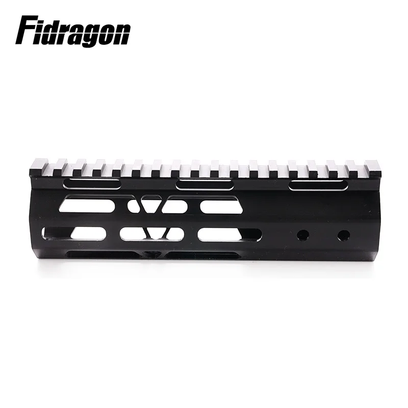 Охотничья винтовка 7 дюймов MLOK Handguard с бесплатным поплавком супер тонкий Ar15 Handguard Quad Rail W/Nut и 4 шт. MLOK Rail для M4 M16 AR