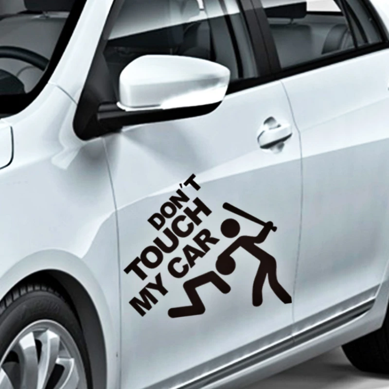 Автомобильные аксессуары Aliauto Don't Touch My Car светоотражающие универсальные
