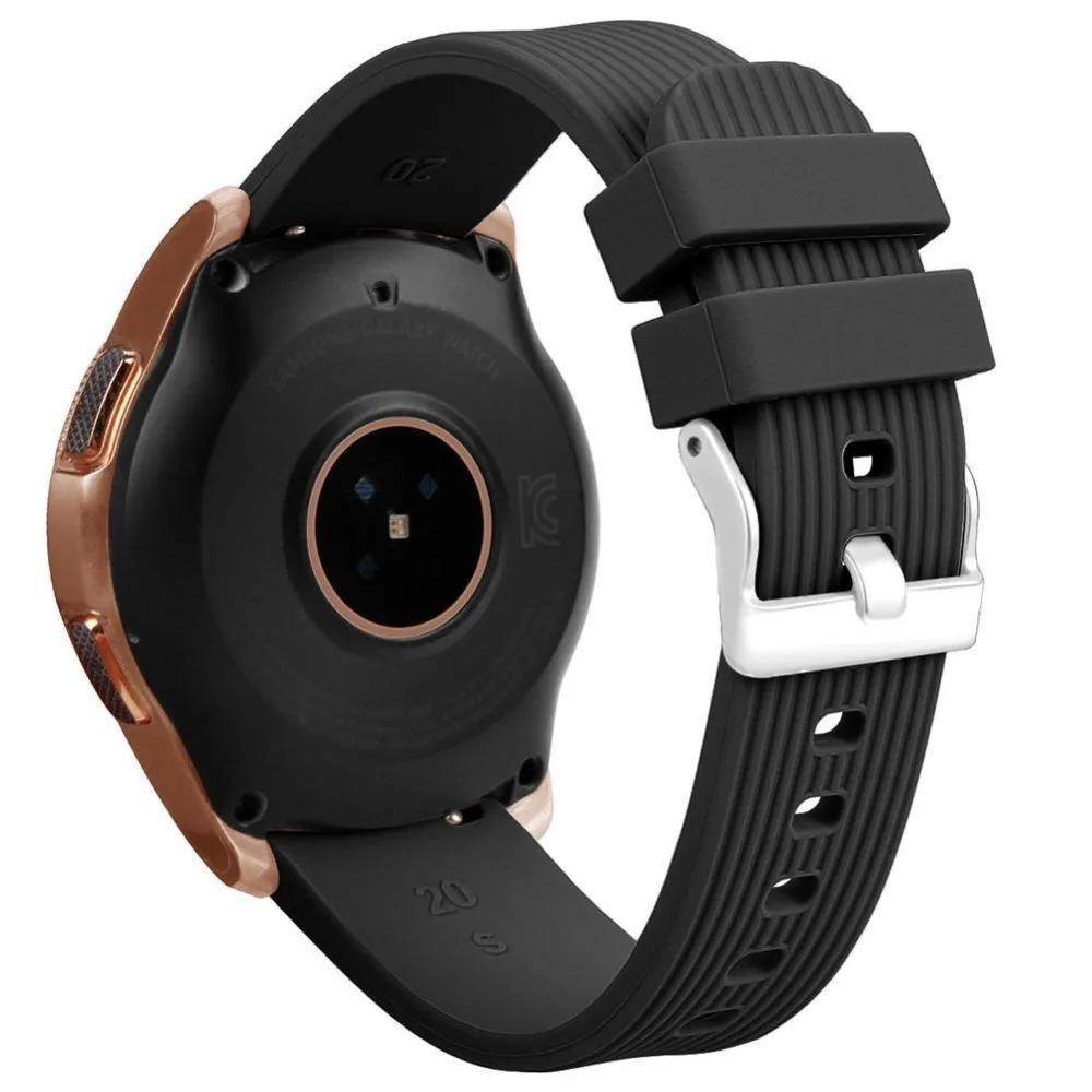 Tonbux силиконовые спортивные часы ремешок для samsung Galaxy Watch SM-R810 42 мм Gear2 Смарт Браслет ремешок для samsung Watch