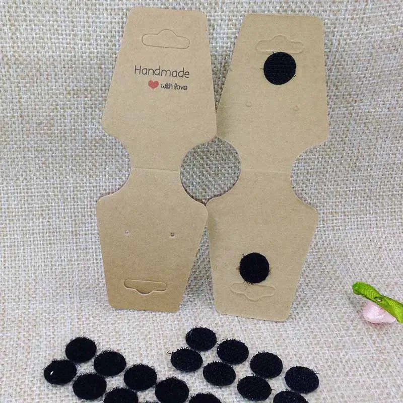 2017 новая горячая DIY пустая крафт самоклеющаяся карточка для ожерелья 120x45 мм 1 лот =