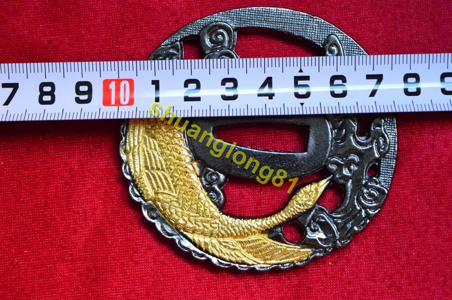 Новый ручной работы сильный японский сплав Guard Tsuba для самурая Катана Меч Нож