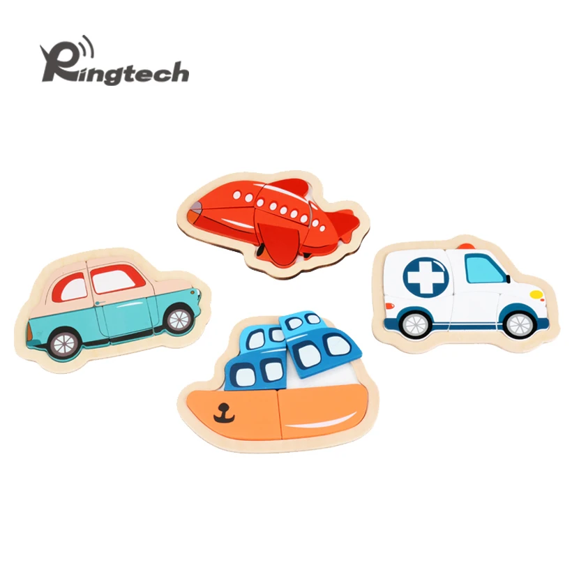 Ringtech детей деревянный пазл 4 шт. образования взрослых | Игрушки и хобби