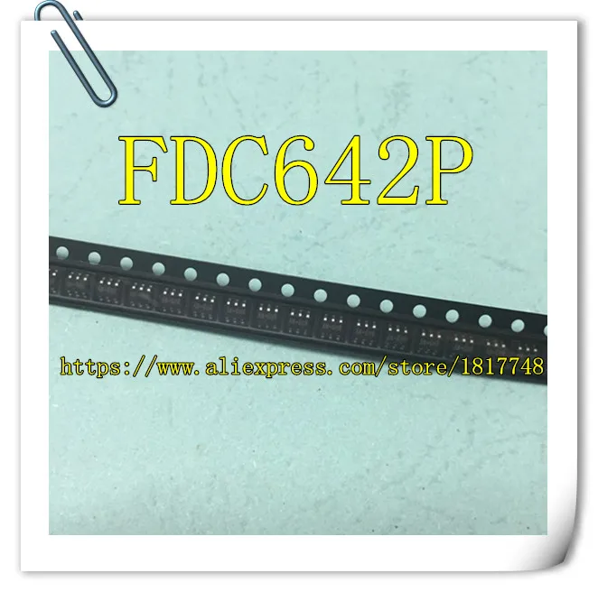 

Полевой транзистор 100 шт./лот FDC642P FDC642 642 SOT-163 MOS