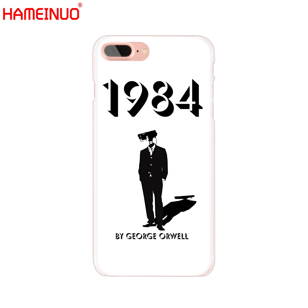 Чехол книжка HAMEINUO для iphone X 8 7 6 4 5 SE 6s plus Джорджа орвелла|Бамперы| |