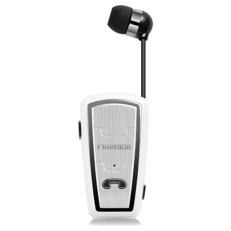 

New Fineblue FQ208 Stereo Wireless Bluetooth Headphones Earbud Car Driver Earphone Retractable Cable Noise Canceling Headset