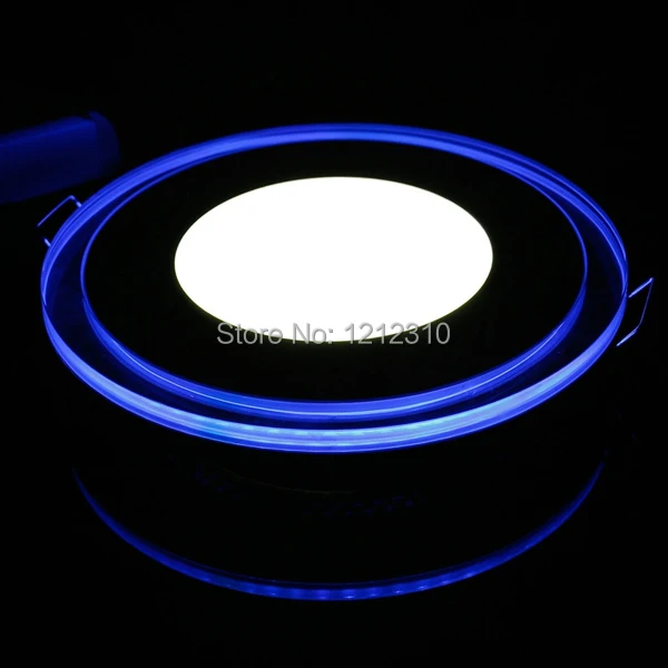 Круглая акриловая Светодиодная панель 20 Вт встраиваемая потолочная Светильник