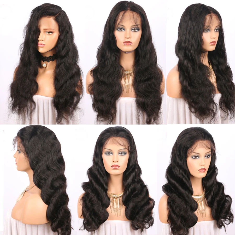 Elva Hair 150% плотность 13*6 кружевные передние человеческие волосы предвыщипанные