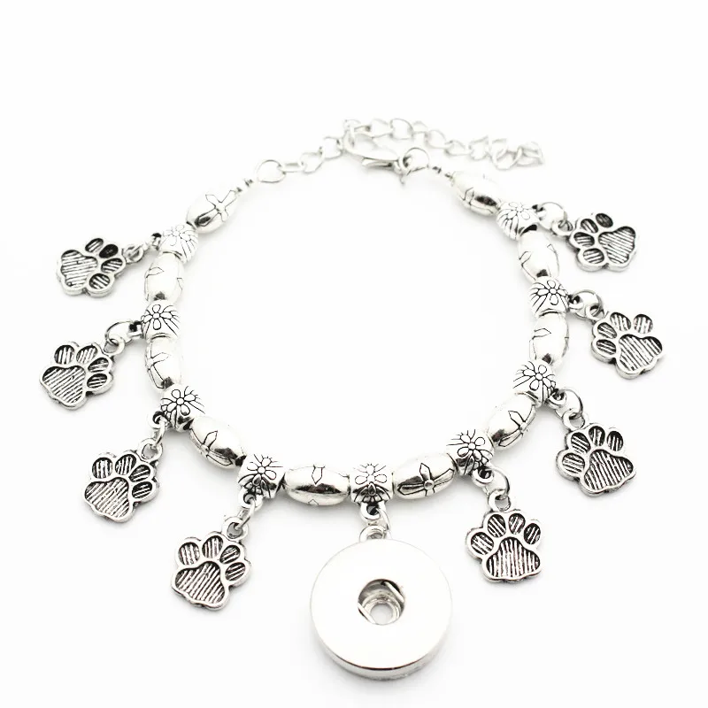 1 шт./лот футбольный ковбойский Серебряный эластичный браслет из бусин сплав