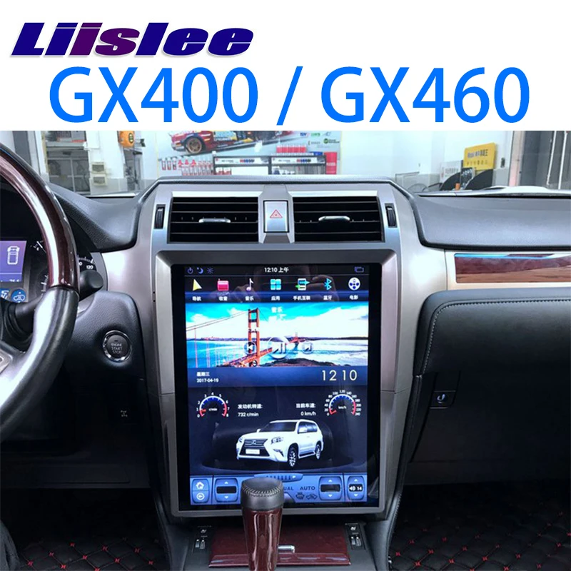 LiisLee Автомобильный мультимедийный DVD gps Hi-Fi аудио Радио стерео для Lexus GX J150 GX400 GX460 2009~ стиль навигации NAVI