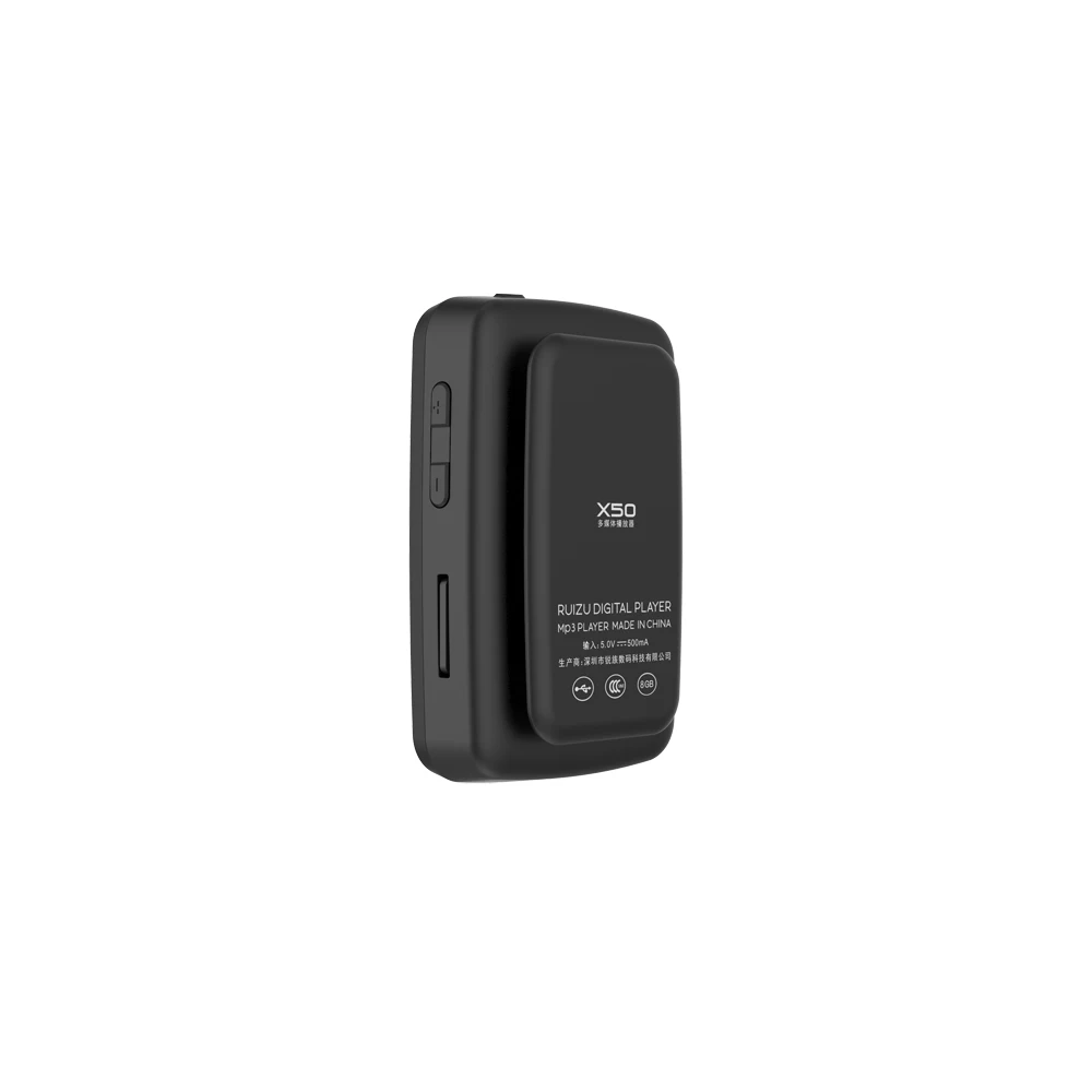 Ruizu X50 спортивный аудио мини Bluetooth Mp3 плеер Музыкальный Аудио Mp 3 с радио цифровой Hi
