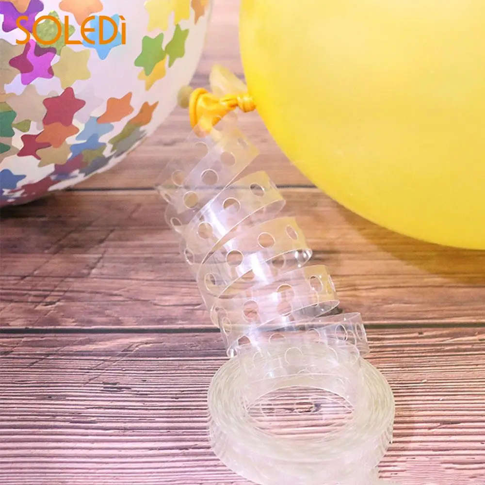 Скотч для празднования воздушного шара SOLEDI пластиковый прочный орнамент