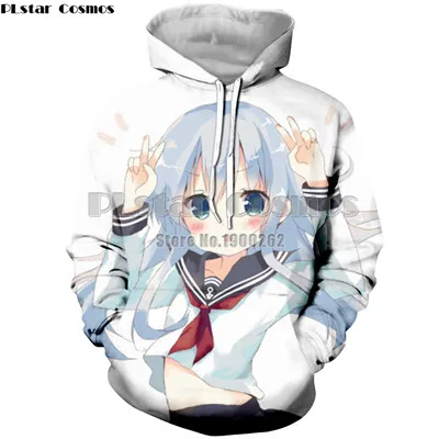 10 PLstar Космос Повседневный дизайн толстовки с длинным рукавом аниме Re Zero Rem 3D принт толстовка с капюшоном Прямая - Цвет: 10