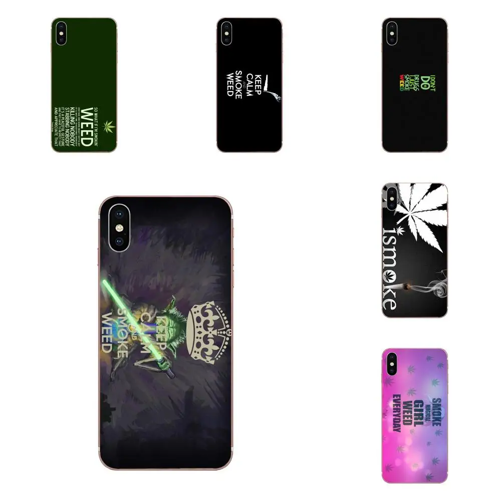 Дымовая травка Eat Pussy It's Vegan Quote для Xiaomi Redmi Mi Note 7 8 9 SE Pro Lite Go Play мягкие Защитные