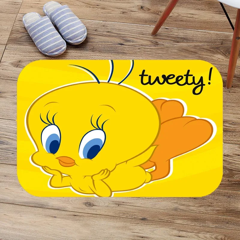 Коврик для ванной twety Bird противоскользящий замшевый коврик моющийся туалета