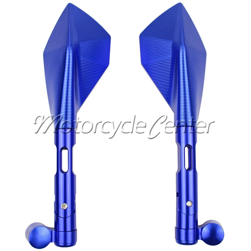 Универсальные Длинные и Короткие мотоциклетные алюминиевые зеркала заднего