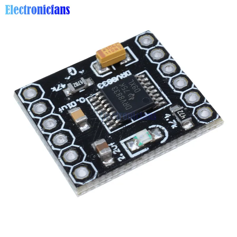 DRV8833 двухканальный Модуль Драйвер Двигателя постоянного тока плата 1.5A 3 в 10 h мост