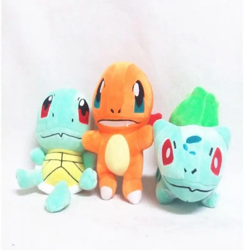 4 шт./компл. плюшевый Пикачу игрушки 6 ''Пикачу Бульбазавр Squirtle Charmander Мягкие