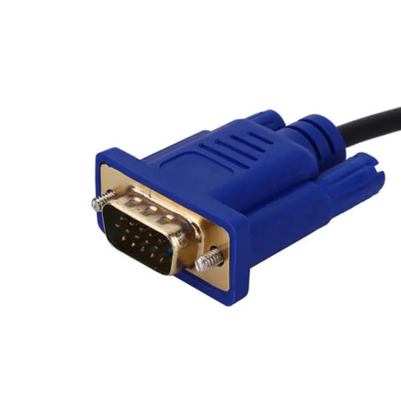 1 8 м HDMI папа к VGA Мужской передачи провода видео HDTV конвертер адаптер кабель для