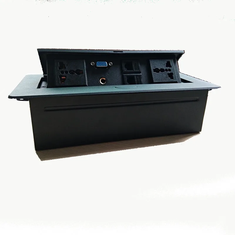 Выдвижная умная настольная розетка для офиса распределительная коробка панель