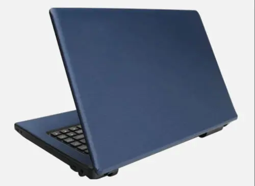 Blue Brushed Наклейка для ноутбука, наклейки из углеродного волокна, защитная крышка для DELL Inspiron 3480 Vostro 3480 широта 3490 14" - Цвет: Blue Brushed